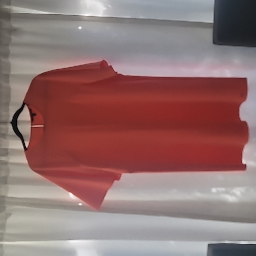 Armani Exchange coral dress